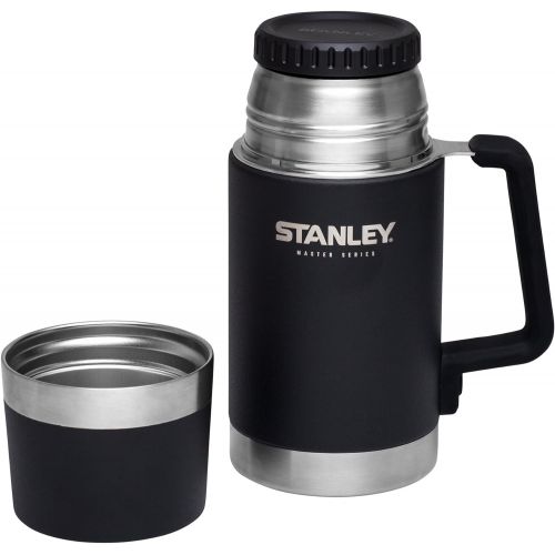 스텐리 Stanley Master Vacuum Food Jar, Foundry Black, 24 oz