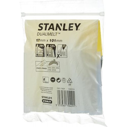 스텐리 Stanley STHT1-70429 12 x 101mm Hot Melt Glue Stick - Clear (24 Pieces)