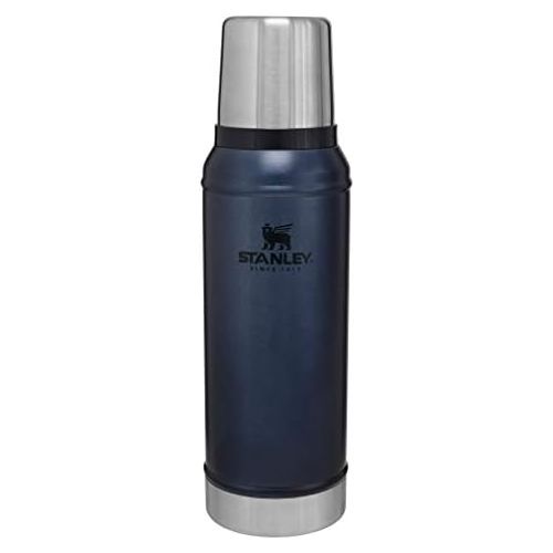 스텐리 Stanley Classic VacuumInsulatedWide MouthBottle- BPA-Free 18/8 Stainless SteelThermosfor Cold & HotBeveragesKeeps Liquid Hot or Cold for Up to 24