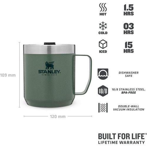 스텐리 Stanley Mug, 0.35L, Hammertone Green