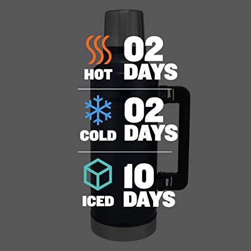 스텐리 Stanley Classic VacuumInsulatedWide MouthBottle- BPA-Free 18/8 Stainless SteelThermosfor Cold & HotBeveragesKeeps Liquid Hot or Cold for Up to 24