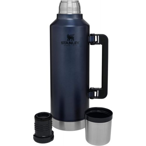 스텐리 Stanley Classic VacuumInsulatedWide MouthBottle- BPA-Free 18/8 Stainless SteelThermosfor Cold & HotBeveragesKeeps Liquid Hot or Cold for Up to 24