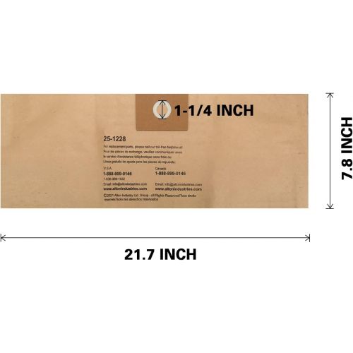 스텐리 Stanley 25-1228 Fits 2.5-3.5 Gallon Disposable Filter Bag Wet or Dry Vacuum Cleaner, 3 Filter Bags Per Package