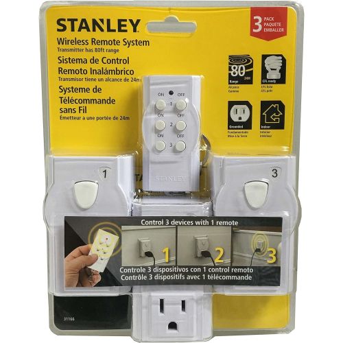 스텐리 Stanley 31166 Wireless Remote Control System, 3 Each