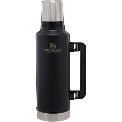 스텐리 Stanley Classic VacuumInsulatedWide MouthBottle- BPA-Free 18/8 Stainless SteelThermosfor Cold & HotBeveragesKeeps Liquid Hot or Cold for Up to 24