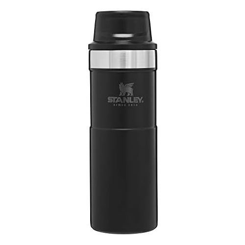 스텐리 Stanley Classic Trigger Action Travel Mug 12 oz, 16 oz, 20 ozLeak Proof + Packable Hot & Cold ThermosDouble Wall Vacuum Insulated Tumbler for Coffee, Tea & DrinksBPA Free Stainl