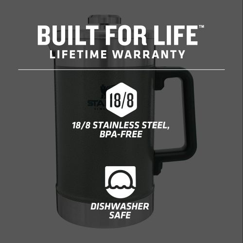 스텐리 Stanley Unisex Green French Press Mug - 10-02888-007