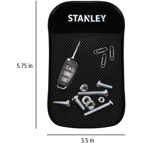 스텐리 [아마존베스트]Stanley S4005 3.5 x 5.75 Extra-Strong Anti-Slip Grip Dashboard Gel Pad for Cell Phone, Tablet, GPS, Keys or Sunglasses,Black,Small