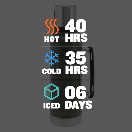 스텐리 [아마존베스트]Stanley Classic VacuumInsulatedWide MouthBottle, 1.5 qt- BPA-Free 18/8 Stainless SteelThermosfor Cold & HotBeveragesKeeps Liquid Hot or Cold for