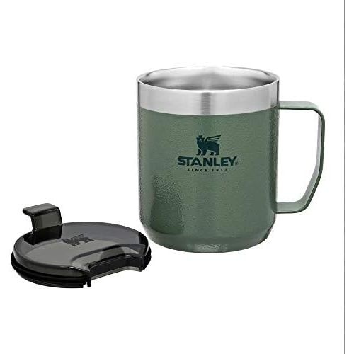 스텐리 [무료배송]Stanley Legendary Camp Mug, 12oz, Stainless Steel Vacuum Insulated Coffee Mug with Drink-Thru Lid