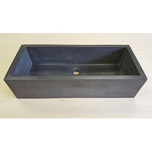 스텐리 Stanley Artisan Concrete Rectangle Vessell Sink (The Skinny)