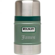 Personalized Stanley Green Classic Vacuum Food Jar with free laser engraving