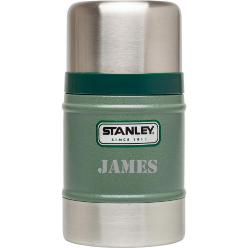 스텐리 Personalized Stanley Green Classic Vacuum Food Jar with free laser engraving