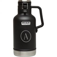 Personalized Stanley Classic Vacuum Insulated Two Quart (64oz) Growler with Free Single Initial Laser Engraving (Matte Black)