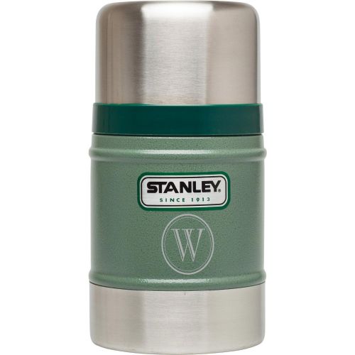 스텐리 Stanley Green Classic Vacuum Food Jar with free initial engraving