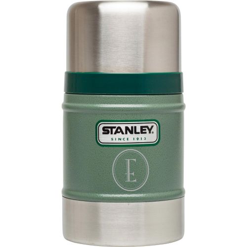 스텐리 Stanley Green Classic Vacuum Food Jar with free initial engraving