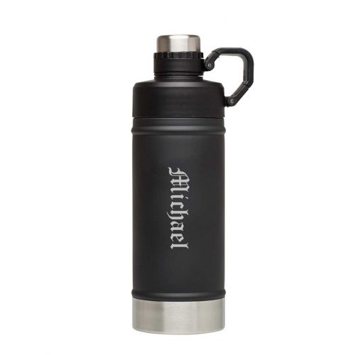 스텐리 Personalized Stanley Classic Vacuum Water Bottle 18oz - Matte Black