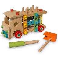 Stanley BestPysanky Set of Wooden Truck with Building Tools