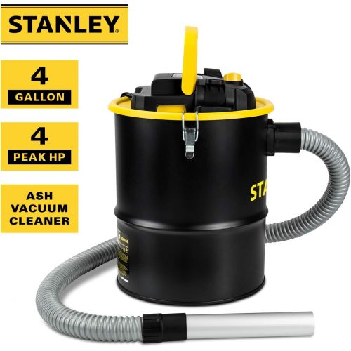 스텐리 Stanley Ash Vacuum 4Gallon 4HP SL 18184, 4 Gallon, Black & Yellow