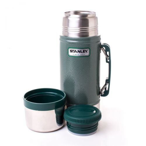  Stanley Bottles Stanley Classic Thermos 10-01229-001 24 Oz Wide Mouth Bottle StainlessSteel