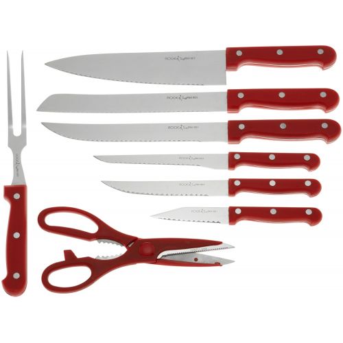  Stanley Roberts 25 Piece Cutlery Gadget Set, Red