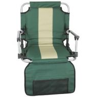 Stansport Stadium Seat With Arms - Green /Tan Stripe