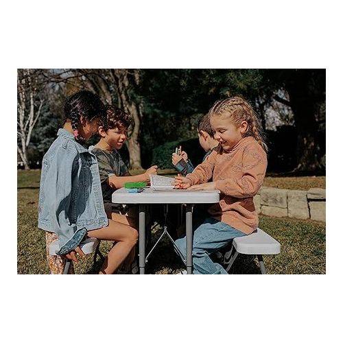  Stansport Compact Kids Picnic Table (G-940), White