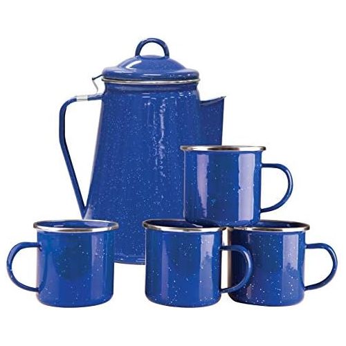  [아마존베스트]Stansport Enamel Percolator Mugs