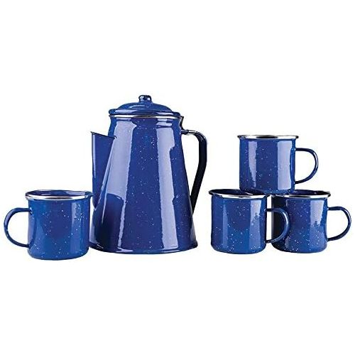  [아마존베스트]Stansport Enamel Percolator Mugs