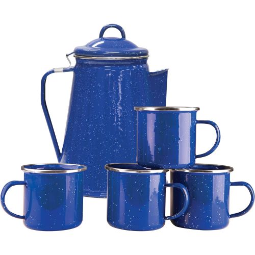  [아마존베스트]Stansport Enamel Percolator Mugs