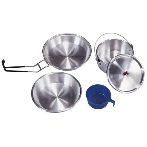  Stansport Mess Kit Extra Heavy Duty Alulminum Polished