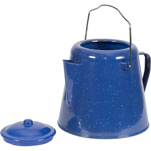  Stansport Coffee Pot (20 Cup) , Blue