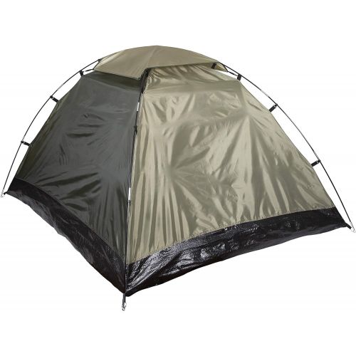  Stansport Hunter Series Hunter Buddy 2 Pole Dome Tent (Forest Green/Tan, 5-Feet 6-Inch X 6-Feet 6-Inch X 44-Inch)