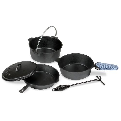  Stansport Cast Iron Set Pre Seasoned