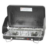 Stansport High Output Propane Stove with Piezo Igniter, Black