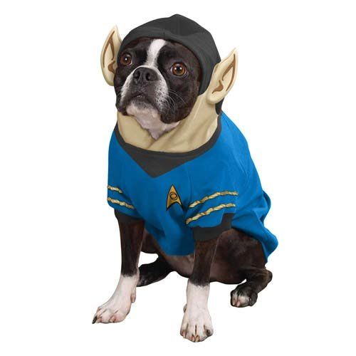  Star+Trek Star Trek Spock Dog Hoodie - Fits any size dog - Plush Embroidered Ears and Sweatshirt Material