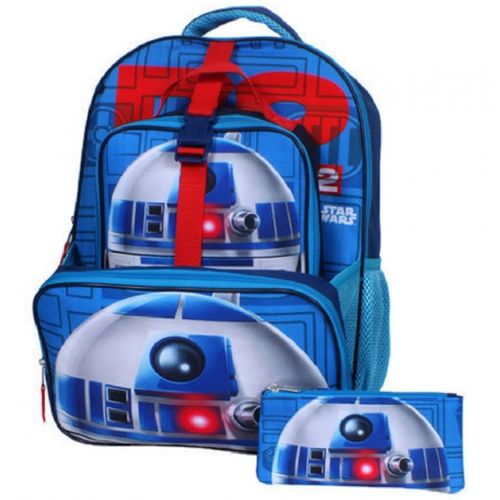  Star+Wars Star Wars R2d2 16 Backpack, Lunch Tote, Pencil Case