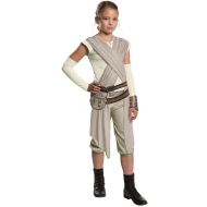 Star Wars: The Force Awakens Childs Deluxe Rey Costume, Large