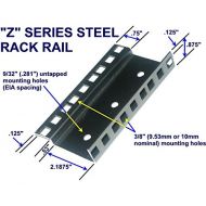 Star Case 16U steel server rack rail with 38 square holes, 2U-45U, (Z16U) esacrs