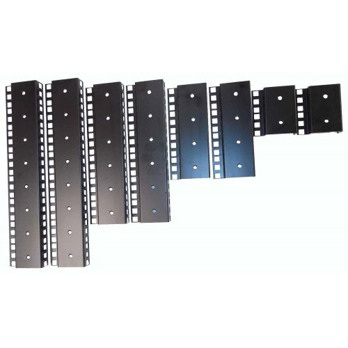 Star Case 18U steel server rack rail with 38 square holes, 2U-45U, (Z18U) esacrs