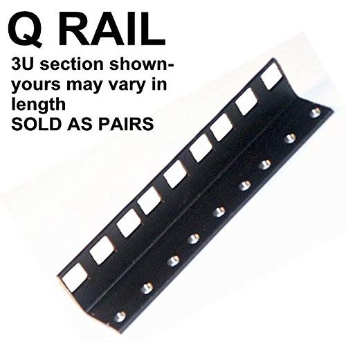  Star Case 16U steel server rack rail with 38 square holes, 2U-45U, (Q16U) esacrs