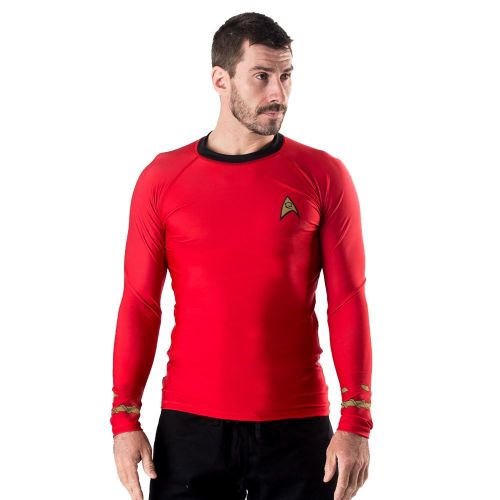  Star Trek Mens Fusion Fight Gear Classic Uniform BJJ Rash Guard