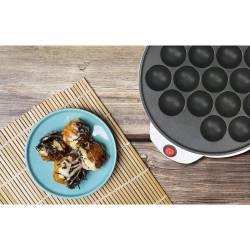  Takoyaki Maker by StarBlue with FREE Takoyaki picks - Easy and Simple to operate electric machine to make Japanese Takoyaki Octopus Ball AC 120V 50/60Hz 650W