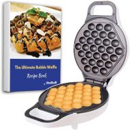 [아마존베스트]StarBlue Hong Kong Egg Waffle Maker with BONUS recipe e-book - Make Hong Kong Style Bubble Egg Waffle in 5 minutes AC 120V, 60Hz 760W
