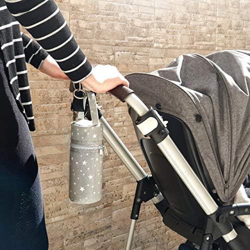  StarHug Baby Diaper Caddy Organizer - Baby Shower Gift Basket | Large Nursery Storage Bin for Changing Table | Car Travel Tote Bag | Newborn Registry Must Haves | Free Bonus Bottle