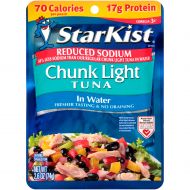 StarKist Reduced Sodium Chunk Light Tuna in Water, 2.6 Ounce Pouches (Pack of 24)