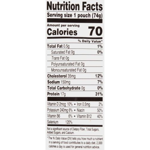  StarKist Reduced Sodium Chunk Light Tuna in Water, 2.6 Ounce Pouches (Pack of 24)