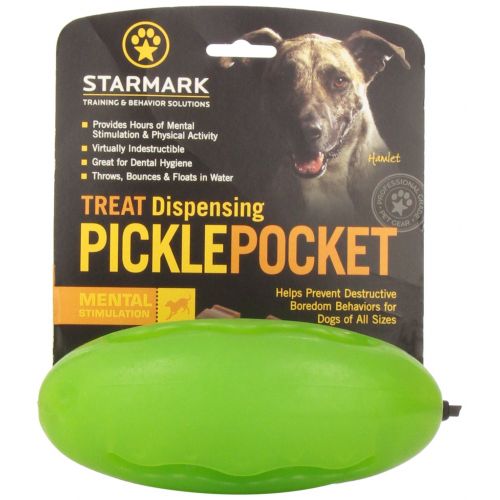 StarMark Treat Dispensing Pickle Pocket for Dogs
