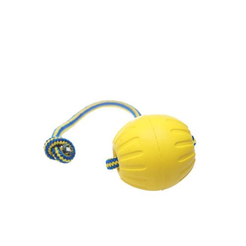  StarMark Fantastic Foam Ball on a Rope Dog Toy