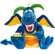 StarSmilez Kids Tooth Brushing Buddy Magi Dragon - Plush Dental Education Helper Fully flossible - Present/Teach Children to Care for Mouth and Teeth